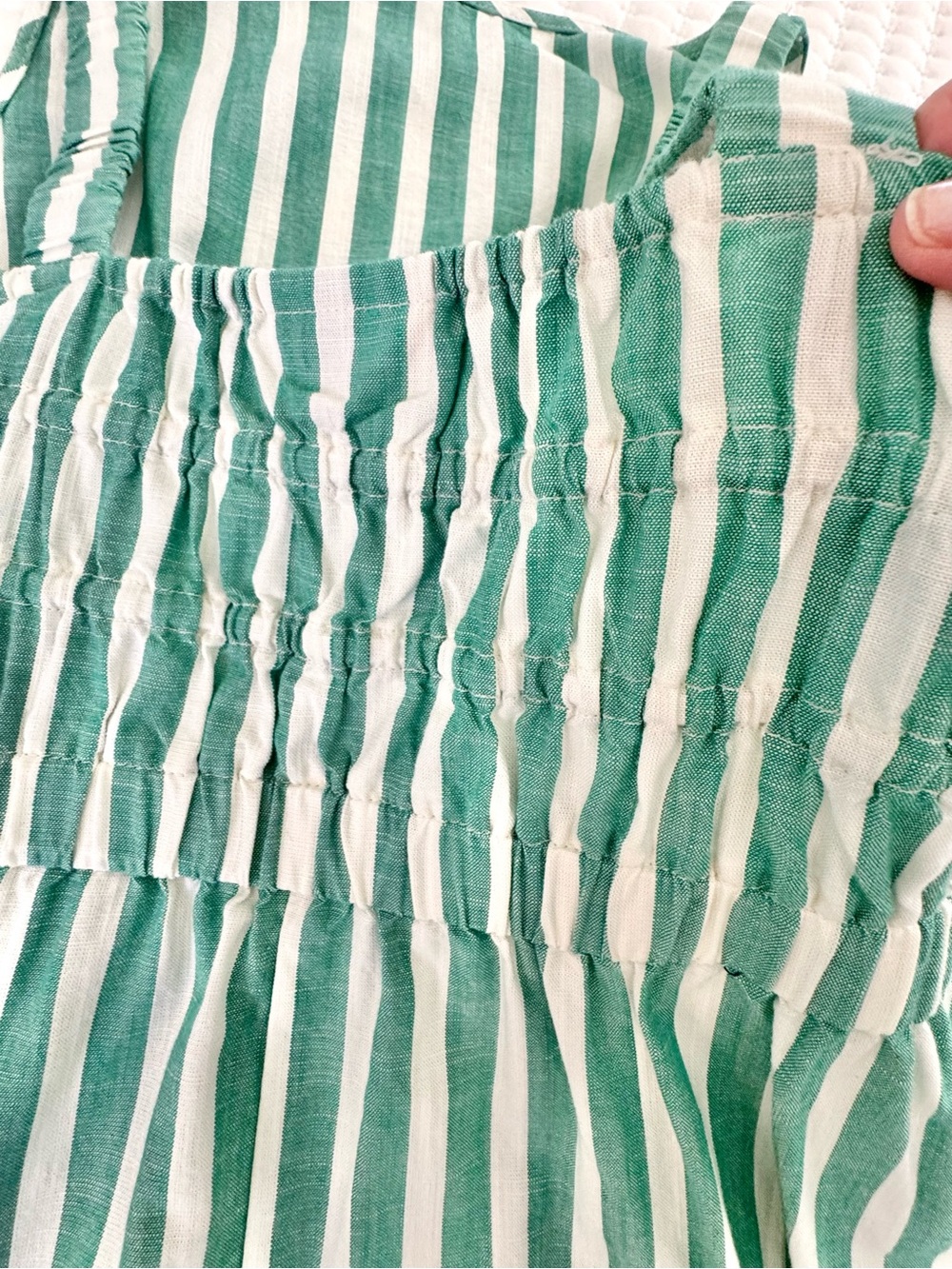 NWT Universal Thread Green Stripe Maxi Dress M - Picture 11 of 15